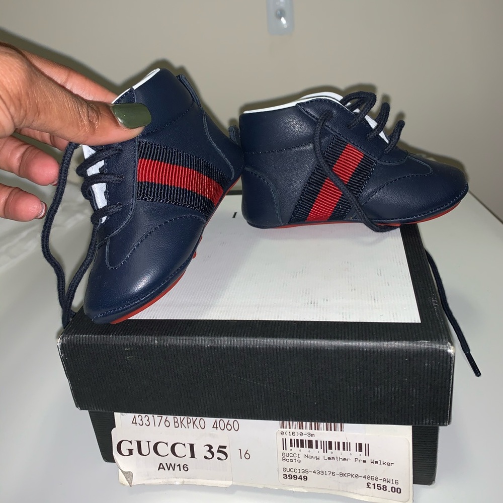 Gucci Leather Pre Walker